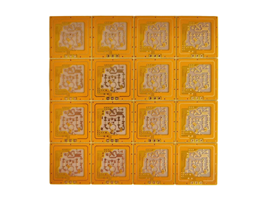 Double-layers PCB：FR4-1.0mm-1/1oz-ENIG
